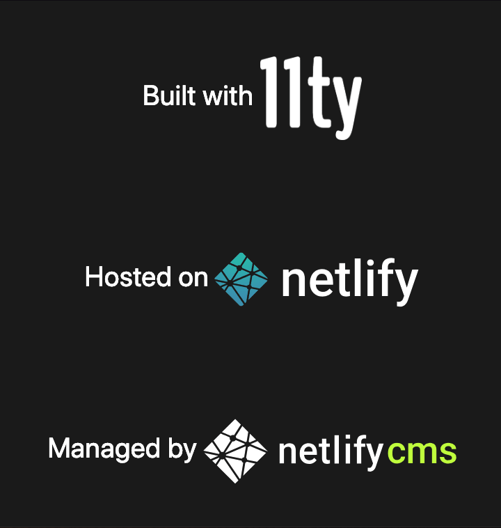 Starting my new blog with 11ty and netlify